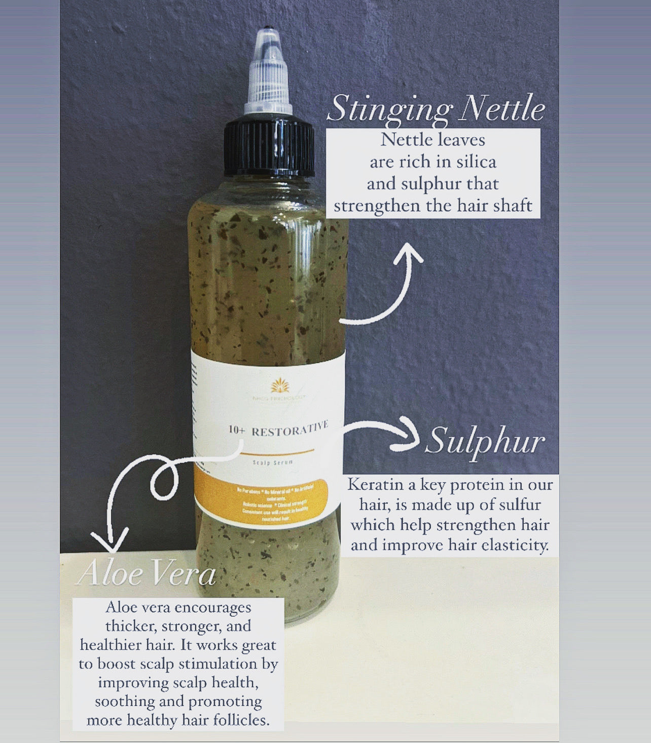 10+ Restorative Scalp Serum 8oz
