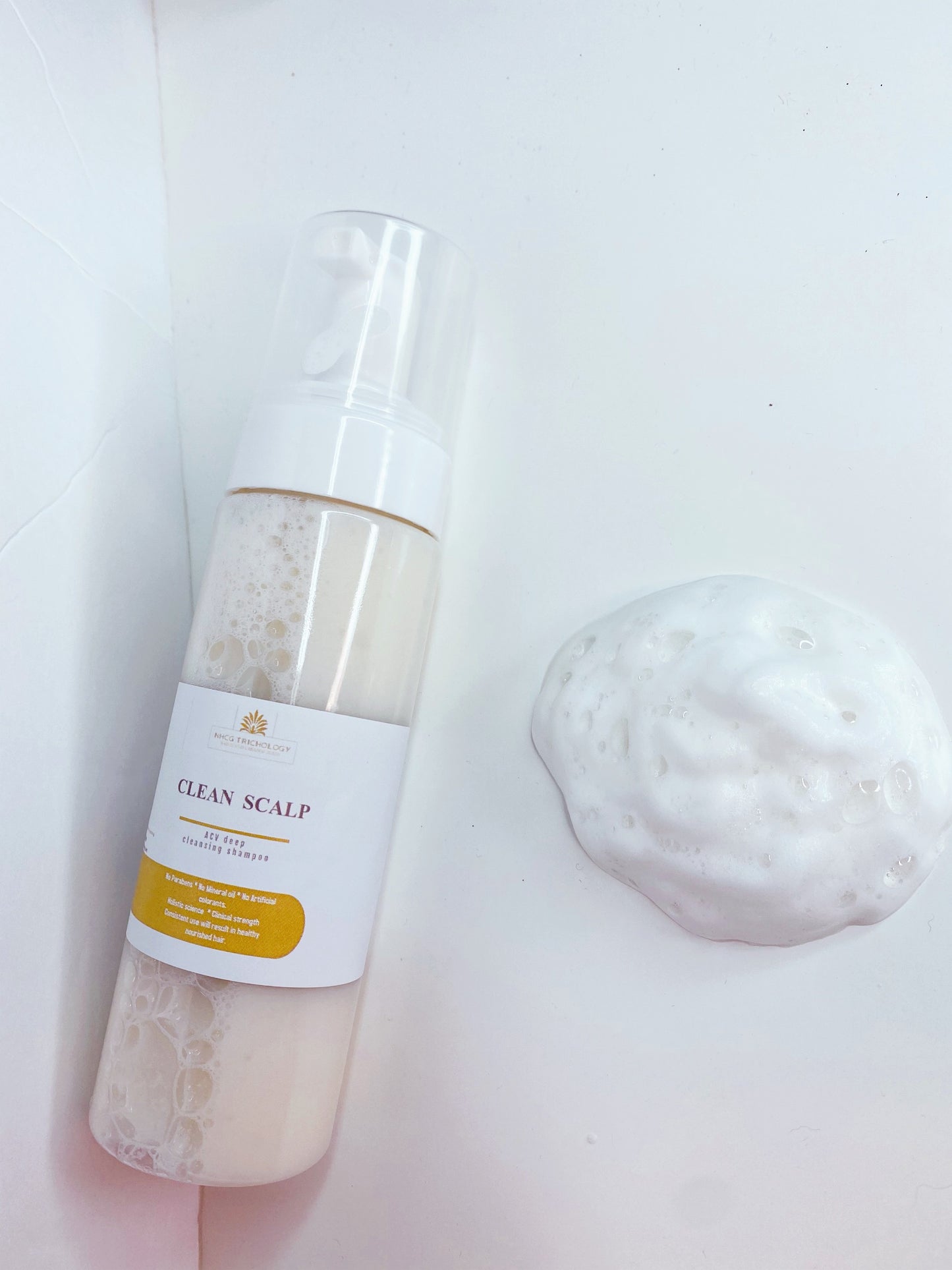 Clean Scalp Foam cleansing shampoo